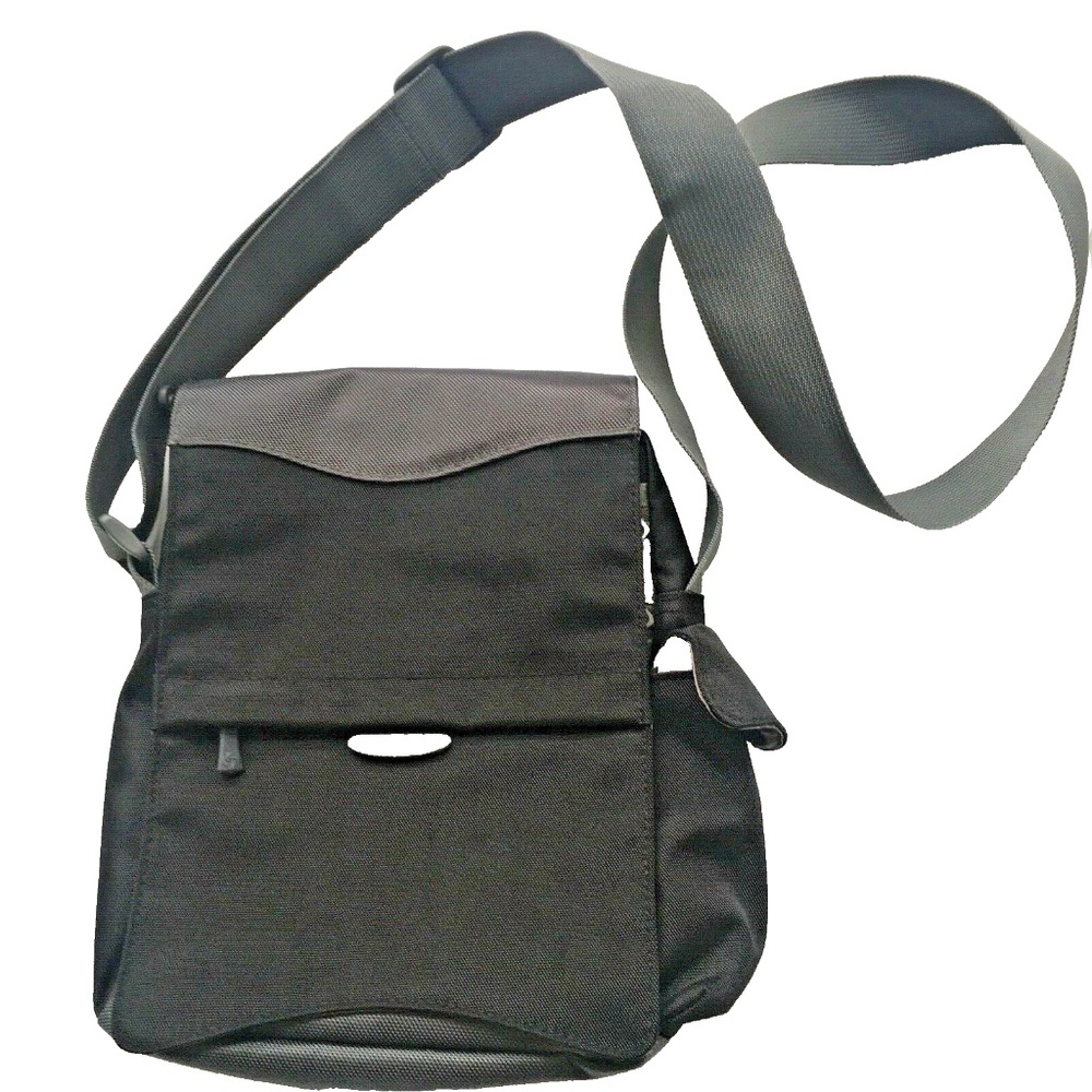 Samsonite Crossbody Bag Travel Black Grey Unisex Mundipharma 9" x 10" x 2.5"